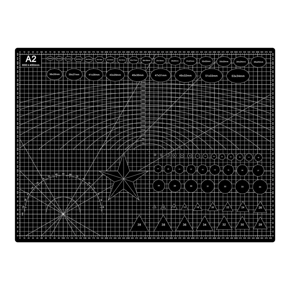 Tappetino da taglio nero autorigenerante